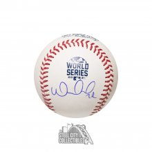 William Contreras Autographed 2021 World Series Official MLB Baseball - BAS