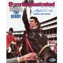 Angel Cordero Jr Autographed Triumph Kentucky Derby 8x10 Photo - BAS COA
