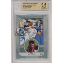 Jim Courier 2020 Topps Transcendent VIP Silver Card #5 5/5 BGS 9.5 Gem Mint