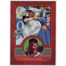 Jim Courier 2020 Topps Transcendent Tennis Red VIP Card #5 05/10