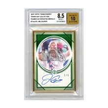 Jim Courier 2020 Topps Transcendent Tennis Emerald Autograph Card /5 BGS 8.5 Auto 10