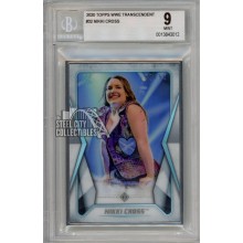 Nikki Cross 2020 Topps WWE Transcendent Card #32 /50 BGS 9 Mint