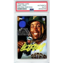 Oneil Cruz 2022 Topps Game Within The Game Foil  Autograph RC Card /99 #5 PSA/DNA (Yellow)