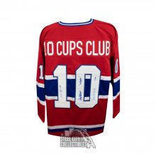 Montreal Autographed 10 Cups Club Custom Hockey Jersey - JSA LOA