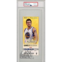 Stephen Curry Autographed 2013 NBA Finals Game O Ticket PSA/DNA 10