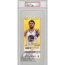 Stephen Curry Autographed 2013 NBA Finals Game N Ticket PSA/DNA