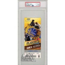 Stephen Curry Autographed 2014 NBA Round 2 Game H Ticket PSA/DNA