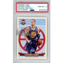 Stephen Curry 2012-13 Panini Past & Present Autograph Card #144 PSA/DNA 10