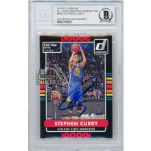 Stephen Curry Autographed 2014-15 Donruss All Star  Basketball Card - BAS