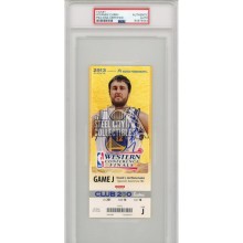 Stephen Curry Autographed 2013 NBA Western Conference Finals Game J Ticket PSA/DNA