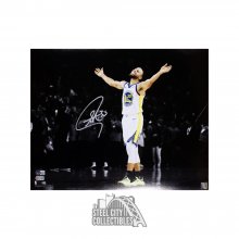 Stephen Curry Autographed Golden State Warriors 16x20 Photo - BAS LOA