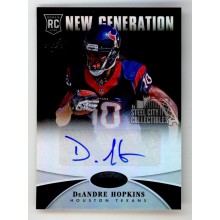 DeAndre Hopkins 2013 Panini Certified Mirror Black Autograph Rookie Card #223 1/1
