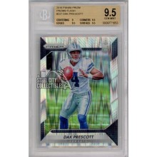 Dak Prescott 2016 Panini Prizm Flash Refractor Rookie Card #231 BGS 9.5 Gem Mint