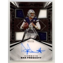 Dak Prescott 2021 Panini Black Capstones Autograph Jersey Card #CS-DP 02/15