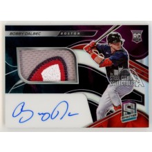 Bobby Dalbec 2021 Panini Spectra Autograph Rookie Patch Card 1/1