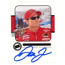 Dale Earnhardt Jr 2001 Press Pass Signings Autograph Card