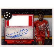 Alphonso Davies 2020-21 Topps Museum Collection Autograph Patch Card #AJR-AD 13/25