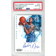 Anthony Davis 2012-13 Panini Contenders Autograph Rookie Card #201 PSA 10