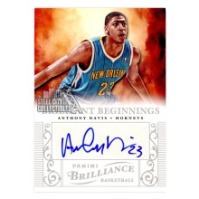 Anthony Davis 2012-13 Panini Brilliance Brilliant Beginnings Autograph Card #5