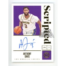 Anthony Davis 2019-20 Panini Encased Scripted Autograph Card #SS-ADV 07/10