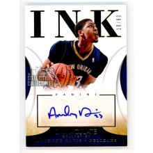 Anthony Davis 2013-14 Panini Immaculate Ink Autograph Card #89 10/60