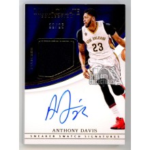 Anthony Davis 2016-17 Panini Immaculate Autograph Patch Card #SN-AD 22/25
