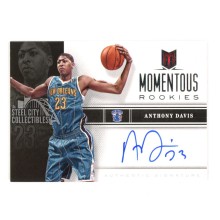 Anthony Davis 2012-13 Panini Momentum Momentous Autograph Rookie Card #40