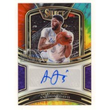 Anthony Davis 2020-21 Panini Select Tie-Dye Autograph Card #SG-ADV 16/25
