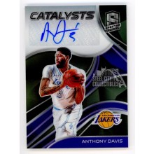 Anthony Davis 2020-21 Panini Spectra Catalysts Silver Autograph 30/49
