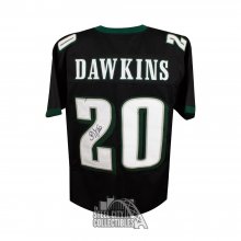 brian dawkins authentic black eagles jersey