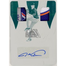 Jacob deGrom 2019 Panini Immaculate Printing Plate Dual Patch Auto Card 1/1