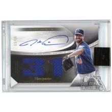 Jacob deGrom 2021 Luminaries Masters of the Mound Game-Used Patch Auto 15/15