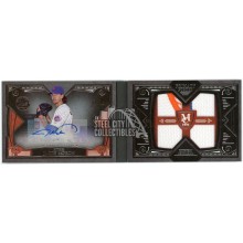 Jacob deGrom 2016 Museum Primary Pieces Quad Game-Used Patch Auto Booklet 1/10