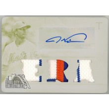 Jacob deGrom 2018 Topps Triple Threads Printing Plate Patch Autograph Card 1/1