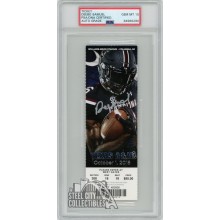 Deebo Samuel 2016 South Carolina Vs Texas A&M Autographed Ticket PSA/DNA 10