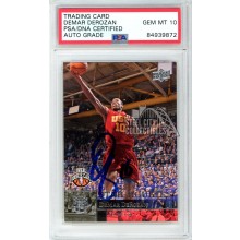 DeMar Derozan 2009-10 Upper Deck Autograph Rookie Card #238 PSA/DNA 10