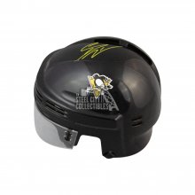 Casey DeSmith Autographed Pittsburgh Penguins Black Mini Hockey Helmet - BAS