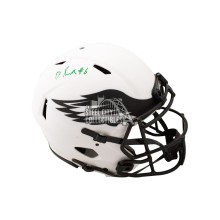 Devonta Smith Autographed Eagles Lunar Eclipse Authentic Full-Size Football Helmet - BAS COA