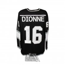 Marcel Dionne Inscriptions Autographed Los Angeles Custom Hockey Jersey - JSA COA
