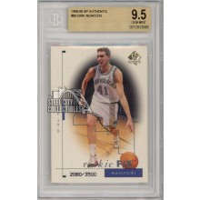 Dirk Nowitzki 1998-99 Upper Deck SP Authentic Rookie F/X Card #99 BGS 9.5 Gem Mint