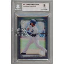 Jasson Dominguez 2020 Bowman Transcendent Rookie Card #14 076/100 BGS 9
