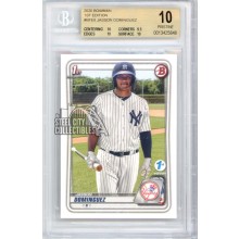 Jasson Dominguez 2020 1st Bowman 1st Edition Card #BRE-8 BGS 10 Pristine