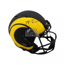 Aaron Donald Autographed Los Angeles Rams Eclipse Replica Full-Size Football Helmet - JSA COA