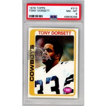 Tony Dorsett 1978 Topps Rookie Card #315 PSA 8 NM-MT