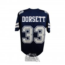 JSA COA Tony Dorsett Autographed Dallas Cowboys Custom White Football Jersey 