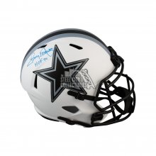 Tony Dorsett HOF Autographed Dallas Cowboys Lunar Eclipse Replica Full-Size Football Helmet - BAS (Blue Ink)