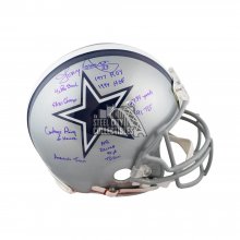 Tony Dorsett 9 Incrip Autographed Dallas Cowboys Proline Full-Size Football Helmet BAS