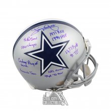 Tony Dorsett Autographed Cowboys Proline Full-Size Football Helmet JSA 9 Inscrip