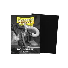 Dragon Shield Non-Glare Matte Black Sleeves 100ct Box