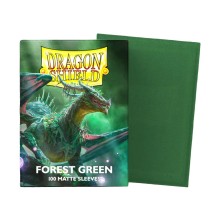 Dragon Shield Matte Forest Green Sleeves 100ct Box
